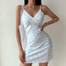 Viorune Backless Mini Dress – Floral Freedom, Boldly Yours